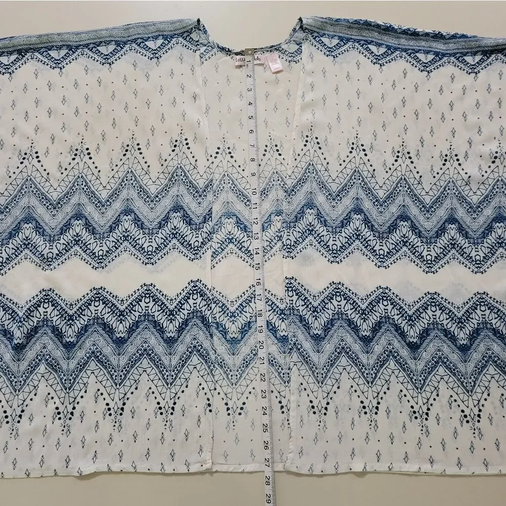 Lottie & Holly by Band of Gypsies Chevron Batnik Kimono